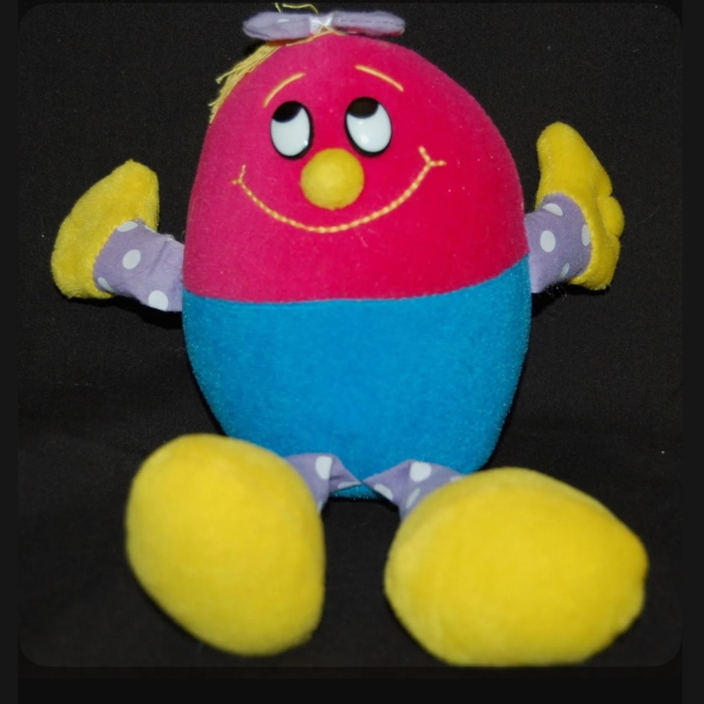 Vintage Papel Pals Egghead Beanbag